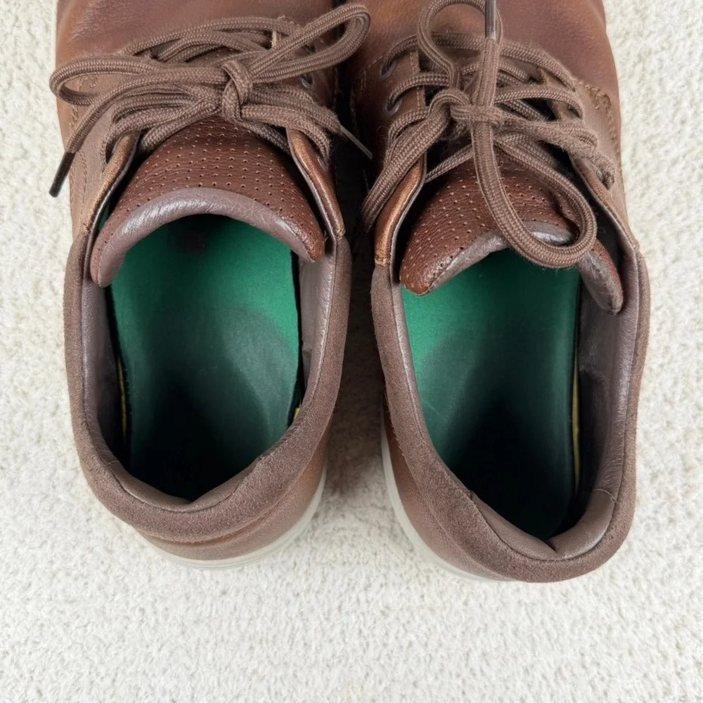 Lems Nine2Five V2 Mens 13 Barefoot Leather Shoes Coffee Cream Brown Minimalist